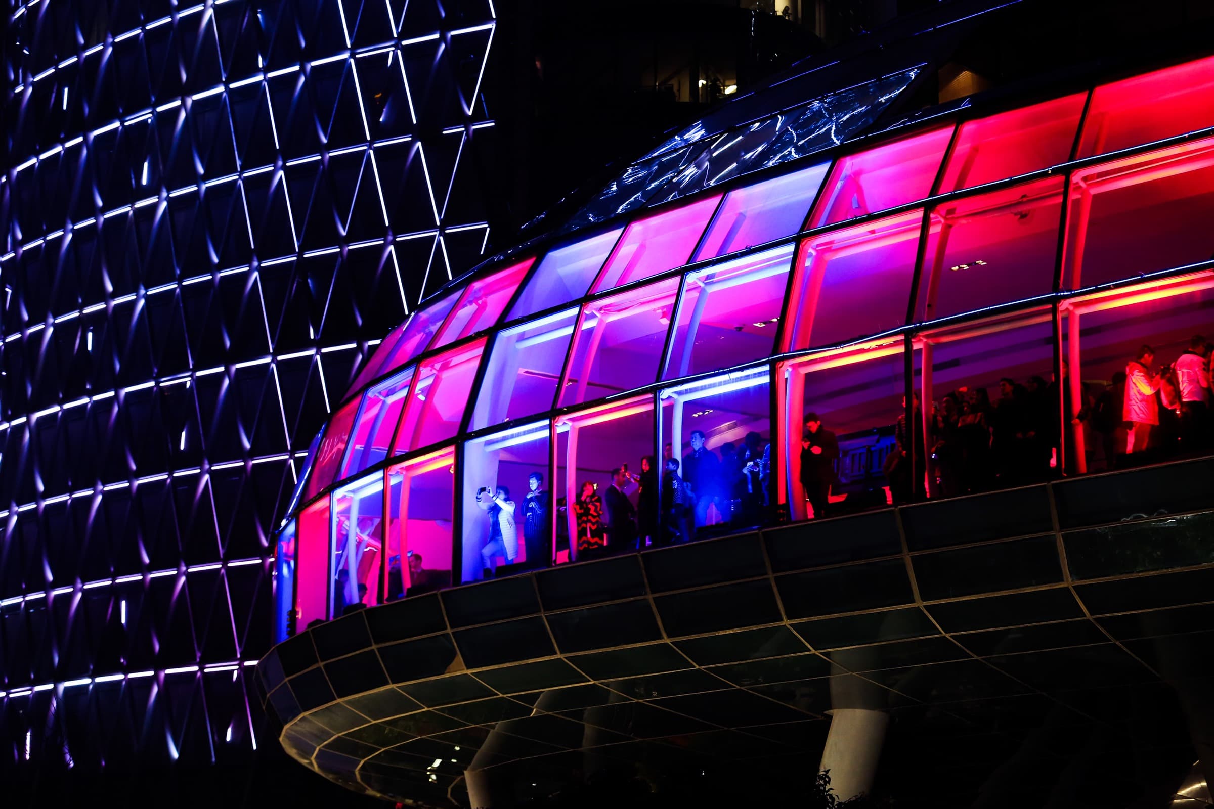 Event dome on rooftop
